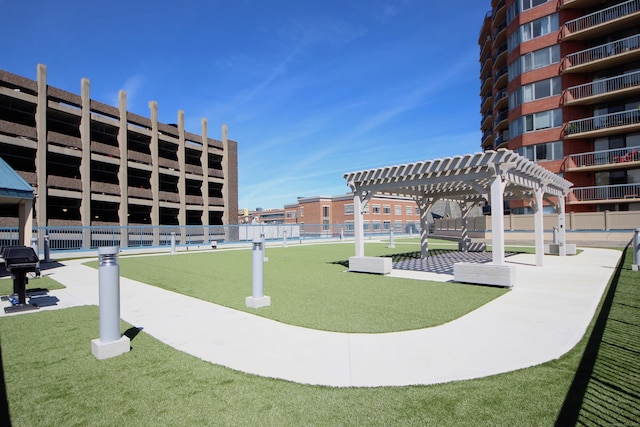 25 Forest St Unit 11A, Stamford, CT 06901 - view of property's community featuring a pergola
