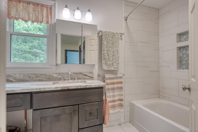24 Marbella Ln, Tolland, CT 06084 - bathroom with vanity and shower / tub combo