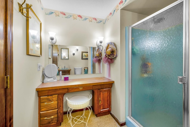 27 N Rd, Waterford, CT 06385 - bathroom with a stall shower, vanity, and toilet