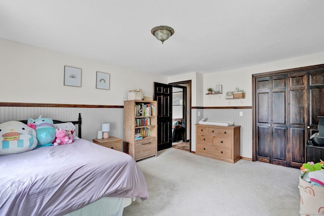 47 Edrow Rd, Bristol, CT 06010 - bedroom featuring carpet floors and wainscoting