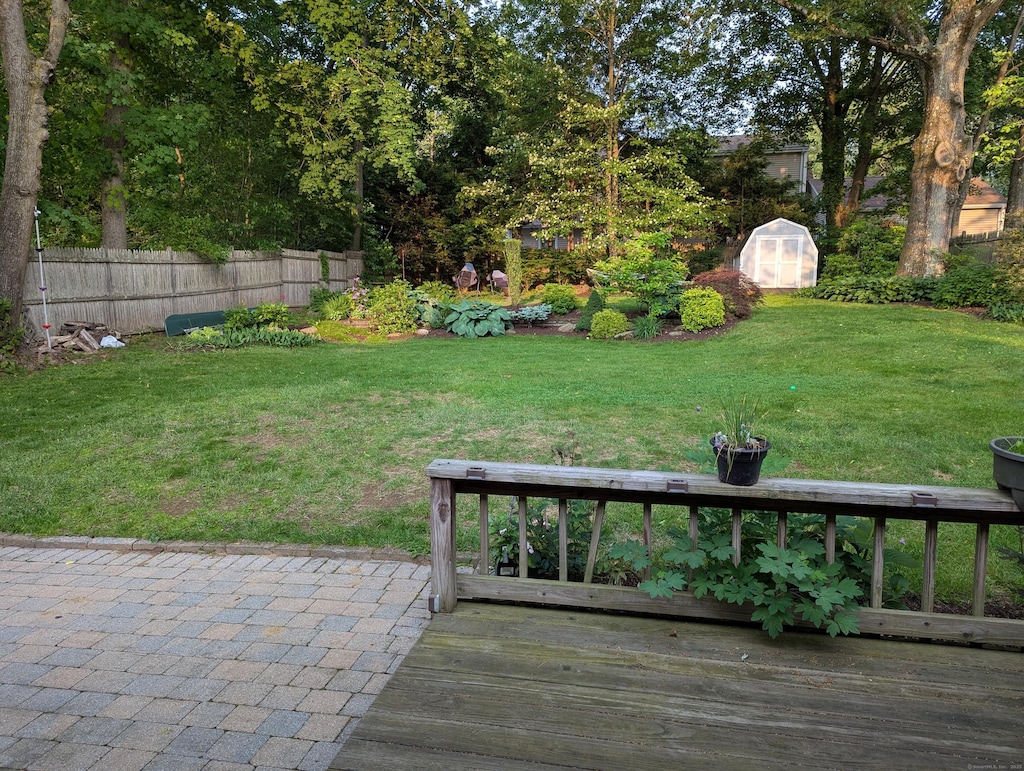 20 Van Rose Dr, North Haven, CT 06473 - view of yard with a deck