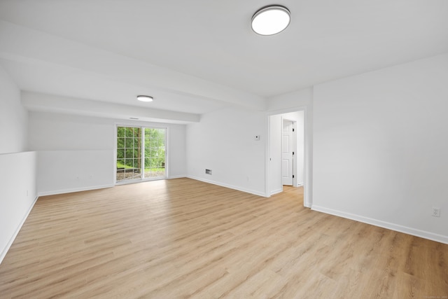 23 Shadybrook Ln, Waterbury, CT 06706 - spare room featuring light wood-type flooring and baseboards