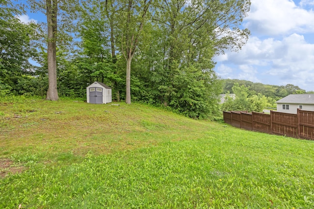 23 Shadybrook Ln, Waterbury, CT 06706 - view of yard featuring a shed