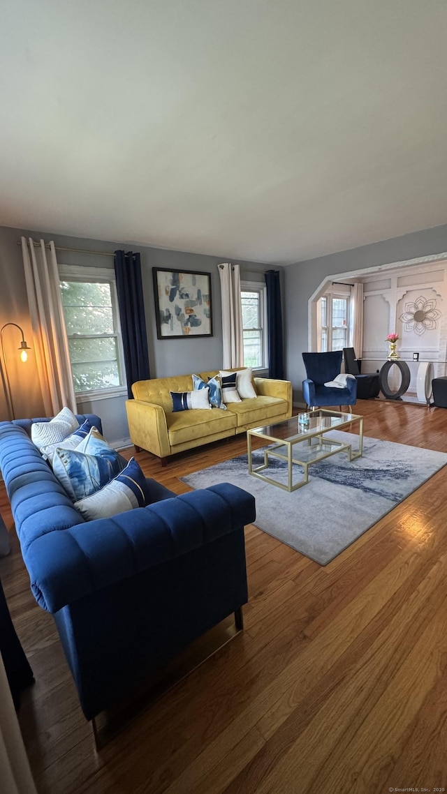 64 Locust St, Bridgeport, CT 06610 - living area featuring wood finished floors