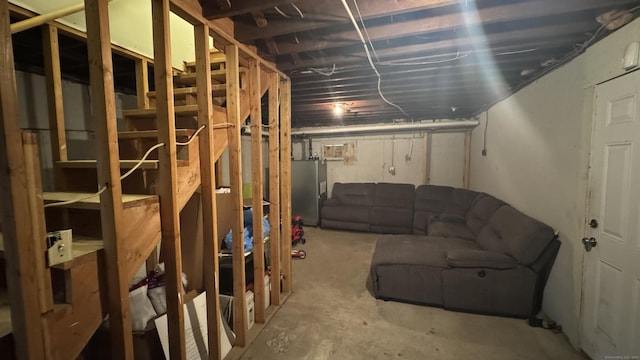 64 Locust St, Bridgeport, CT 06610 - view of unfinished below grade area