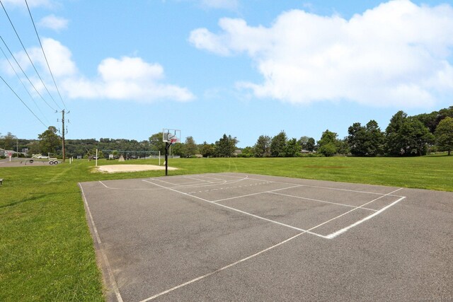 52 Berkshire Dr, Brookfield, CT 06804 - view of sport court with community basketball court and a lawn