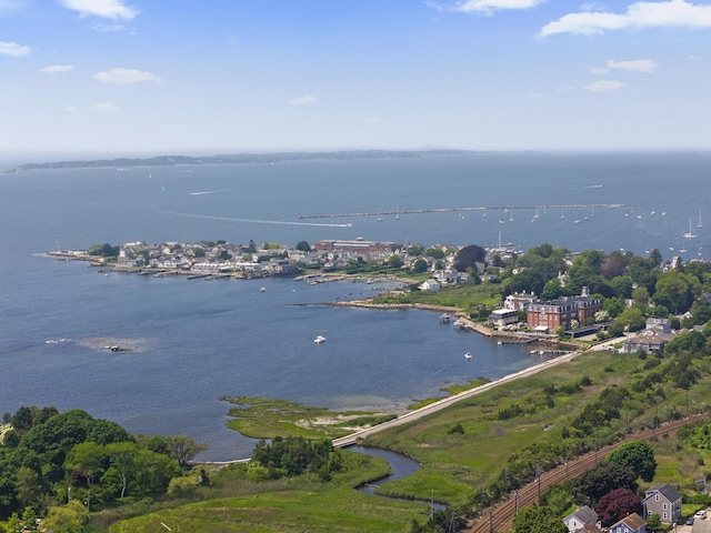 25 Orchard St Unit 14, Stonington, CT 06378 - drone / aerial view of a nearby body of water