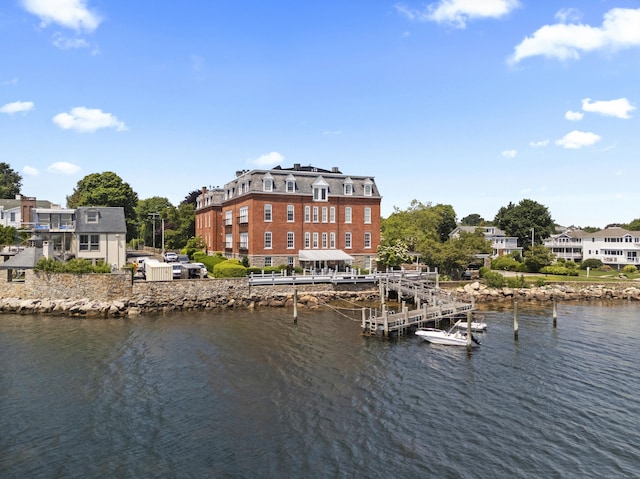 25 Orchard St Unit 14, Stonington, CT 06378 - water view with a dock