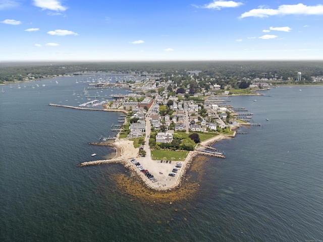 25 Orchard St Unit 14, Stonington, CT 06378 - aerial view of property's location featuring a nearby body of water