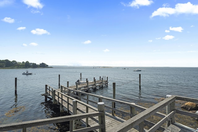 25 Orchard St Unit 14, Stonington, CT 06378 - dock area with a water view