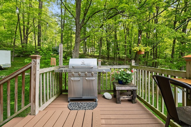 2 Pine Hill Rd, New Fairfield, CT 06812 - wooden terrace featuring area for grilling