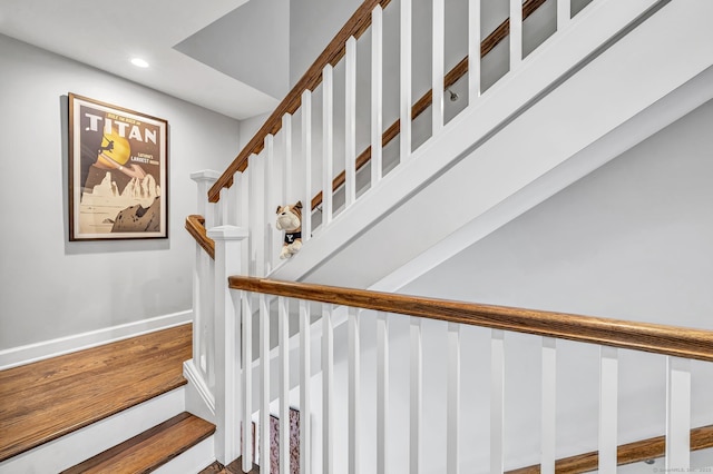 40 Temple Ct Unit 40, New Haven, CT 06511 - stairway featuring recessed lighting and baseboards