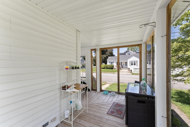 90 Broad St, Killingly, CT 06239 - view of wooden terrace