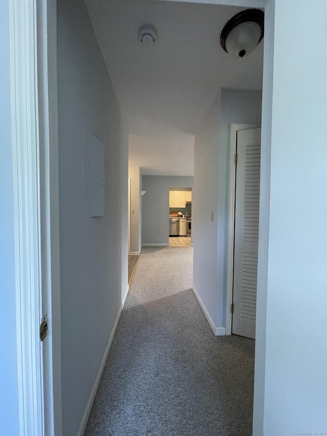 782 Oronoke Rd Apt 33, Waterbury, CT 06708 - corridor with carpet floors and baseboards
