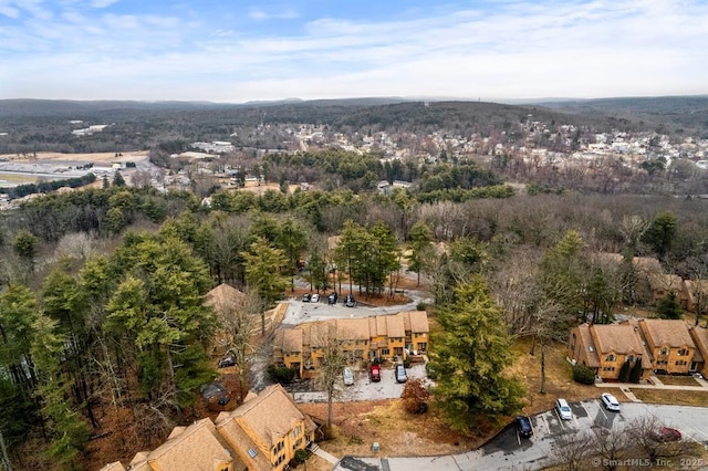 44 Tolland Ave Apt 54, Stafford, CT 06076 - aerial view of property's location with a heavily wooded area