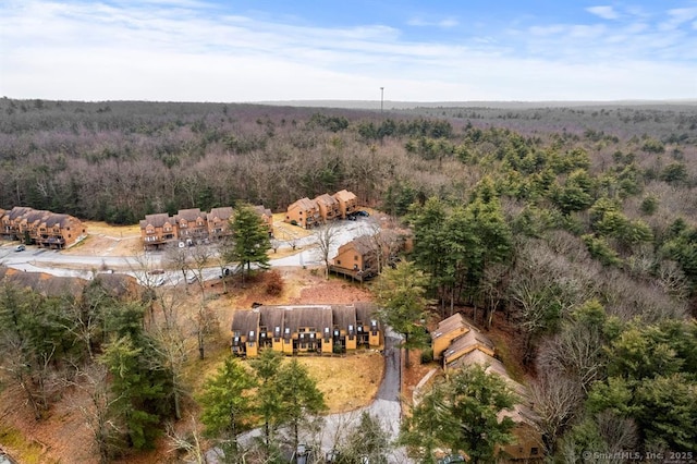44 Tolland Ave Apt 54, Stafford, CT 06076 - aerial view of property and surrounding area with a forest