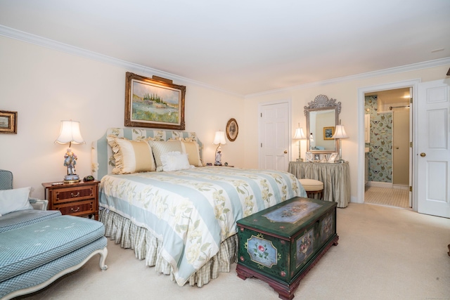 35 Saddle Rdg Unit 35, Bloomfield, CT 06002 - bedroom with ornamental molding and light colored carpet
