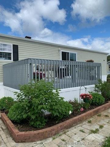 1012 Old Colony Rd Lot 8, Meriden, CT 06451 - rear view of house featuring a wooden deck