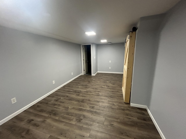 138 Radnor Ave, Naugatuck, CT 06770 - spare room with dark wood-type flooring and baseboards