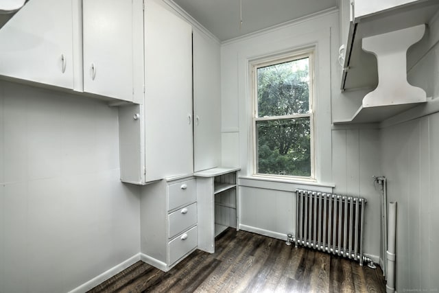 9 Woodland St, Vernon, CT 06066 - washroom featuring radiator and dark wood-type flooring