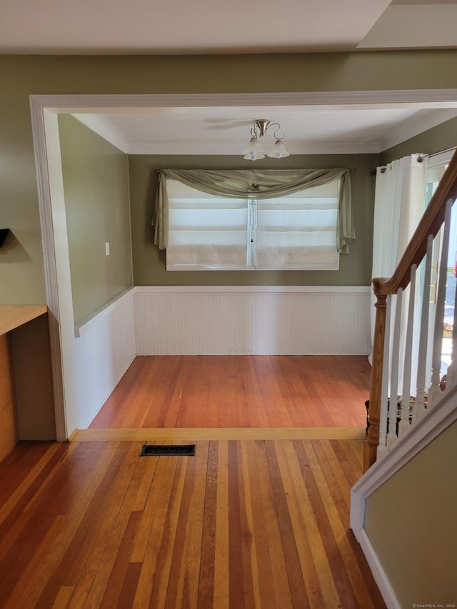 26 King St, Shelton, CT 06484 - hall with hardwood / wood-style floors and wainscoting