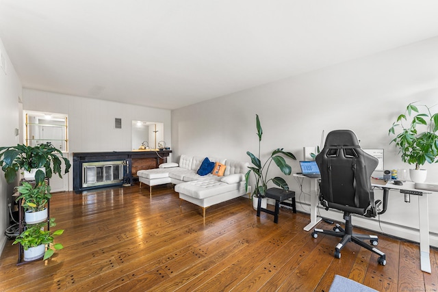 3 Clemens Ct Unit 3, Rocky Hill, CT 06067 - office area with hardwood / wood-style floors