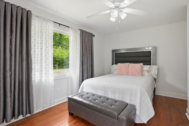 8 Palmer Ln, Oxford, CT 06478 - bedroom with wood finished floors and ceiling fan