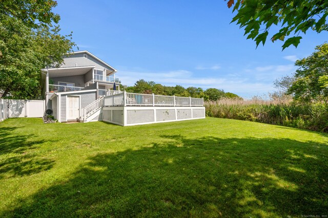 49 Economy Dr, Westbrook, CT 06498 - view of yard featuring stairway
