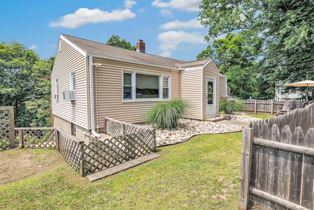 103 Mount Pleasant St, Derby, CT 06418 - view of home's exterior featuring a chimney