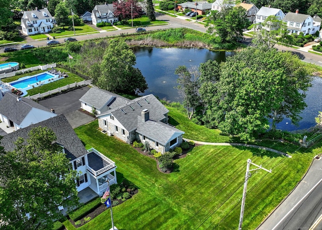 660 Ocean Ave, West Haven, CT 06516 - aerial perspective of suburban area with a nearby body of water