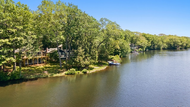15 Fedus Dr, East Haddam, CT 06415 - water view featuring a heavily wooded area