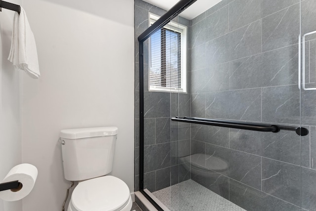 156 Apache Ln Unit A, Stratford, CT 06614 - bathroom with toilet and a stall shower