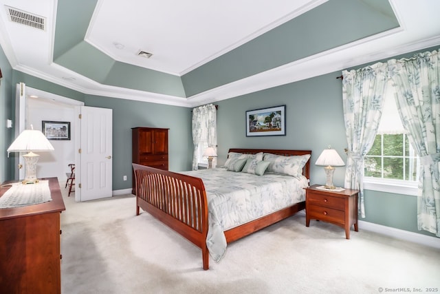 10 Deer Park Rd, Danbury, CT 06811 - bedroom featuring a raised ceiling, carpet flooring, baseboards, and crown molding