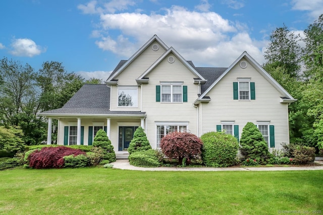 10 Deer Park Rd, Danbury, CT 06811 - traditional-style house with a front lawn and a shingled roof