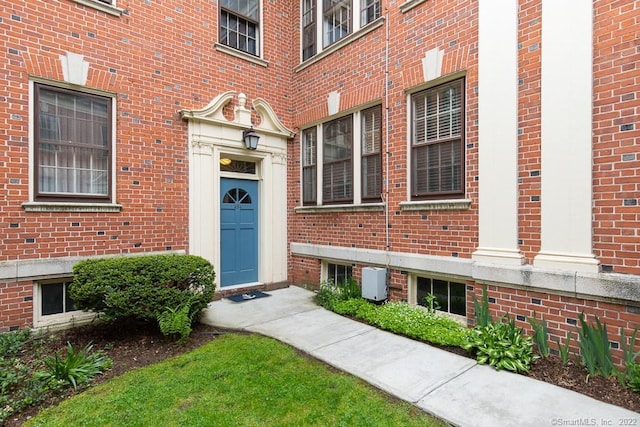 492 Whitney Ave Unit 4B, New Haven, CT 06511 - doorway to property featuring brick siding