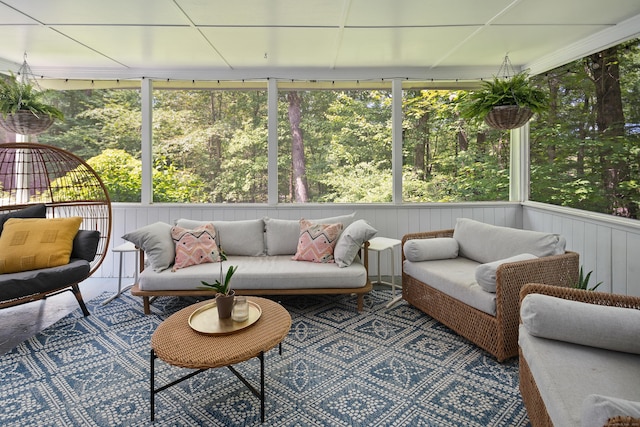 68 Blue Spruce Cir, Weston, CT 06883 - sunroom / solarium featuring an outdoor hangout area