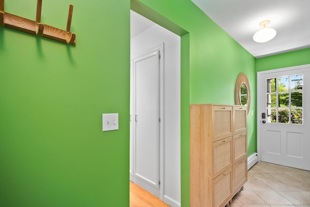 68 Blue Spruce Cir, Weston, CT 06883 - entrance foyer with baseboards and light tile patterned floors
