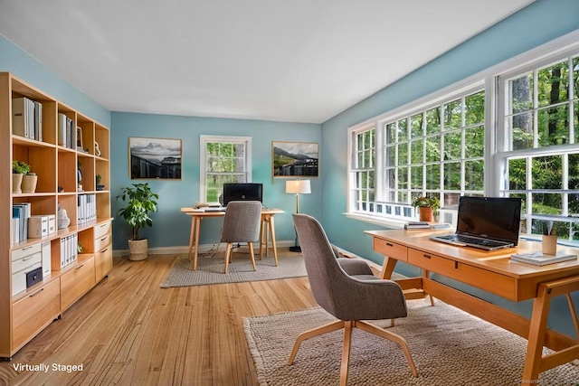 68 Blue Spruce Cir, Weston, CT 06883 - office with wood finished floors and baseboards