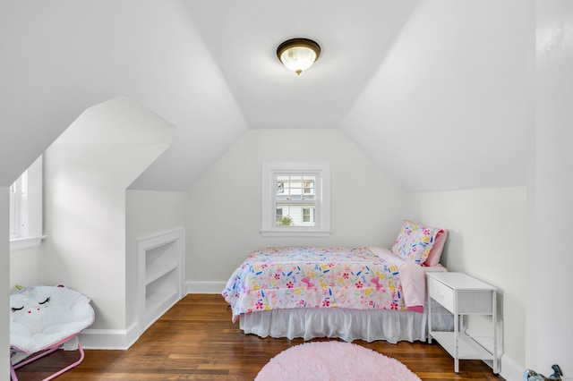 8 Wild Rose Pl, Waterford, CT 06385 - bedroom with wood finished floors and lofted ceiling
