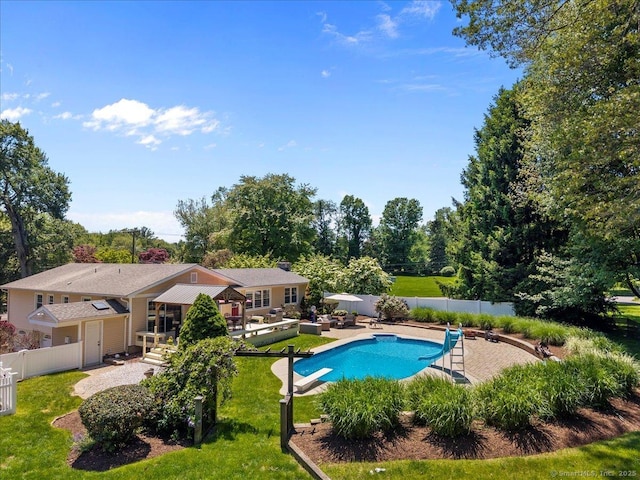 452 Burnt Plains Rd, Milford, CT 06461 - view of swimming pool featuring a patio area
