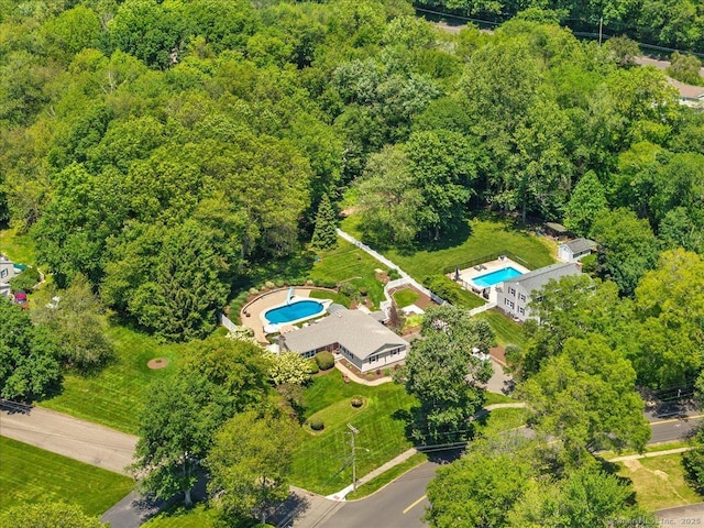 452 Burnt Plains Rd, Milford, CT 06461 - bird's eye view of a pool area