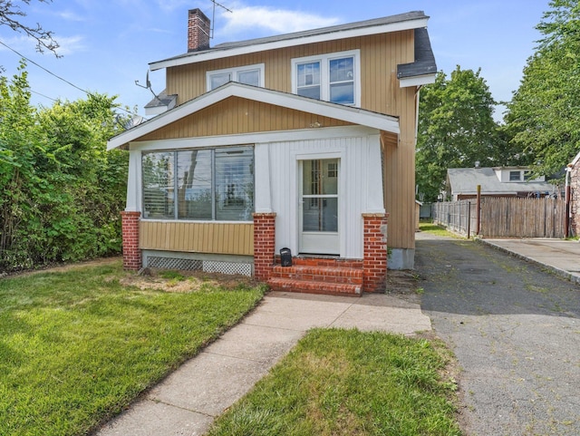 1 Raymond Ter, Norwalk, CT 06855 - view of front of home with entry steps and a chimney