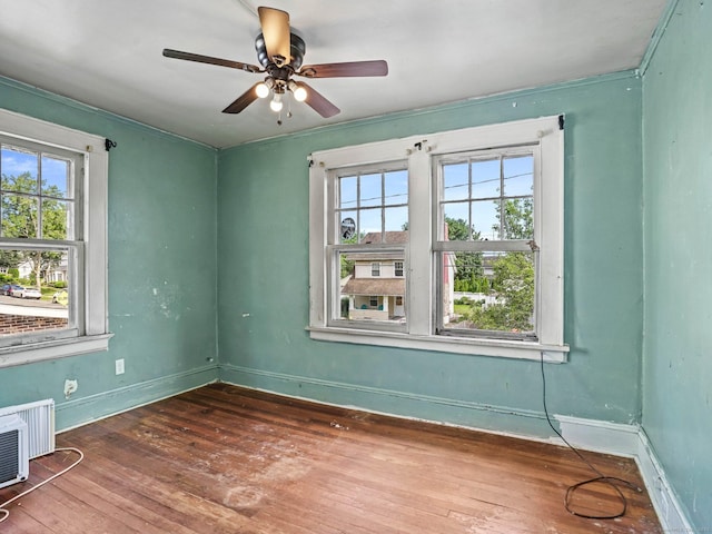 1 Raymond Ter, Norwalk, CT 06855 - empty room featuring hardwood / wood-style floors and ceiling fan