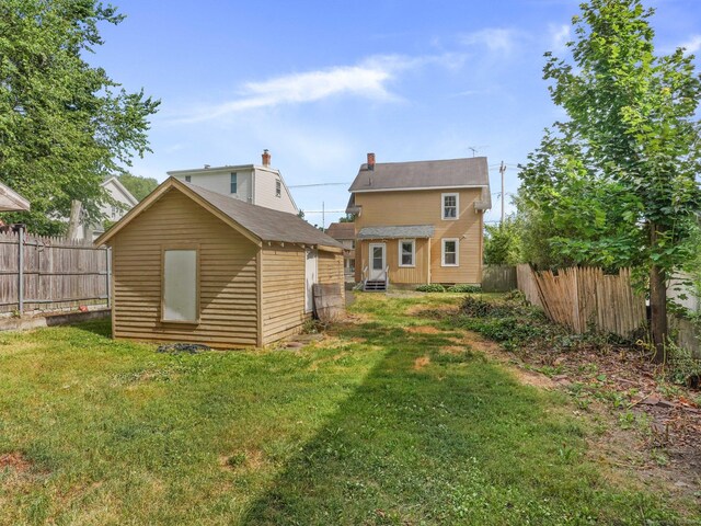 1 Raymond Ter, Norwalk, CT 06855 - rear view of house featuring an outdoor structure and entry steps