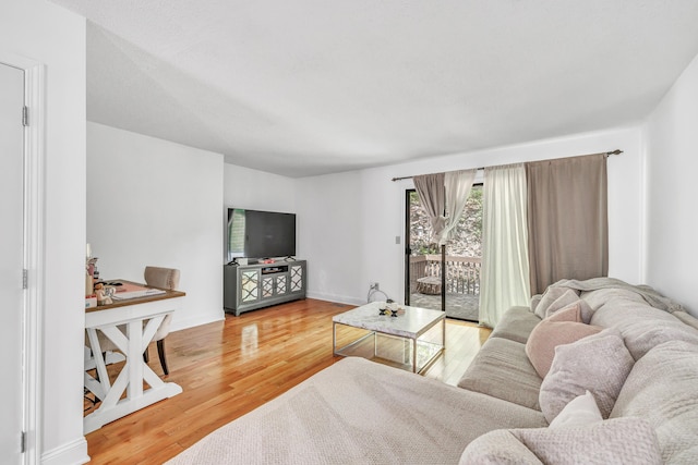 196 New Haven Ave Unit 322, Derby, CT 06418 - living room featuring wood finished floors