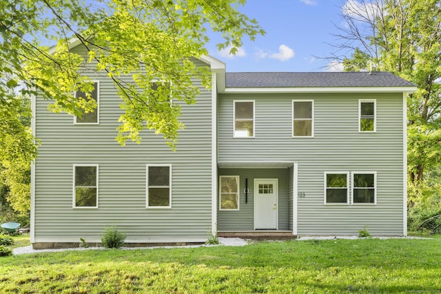 123 Lower Rd, North Canaan, CT 06024 - view of front of house with a front lawn