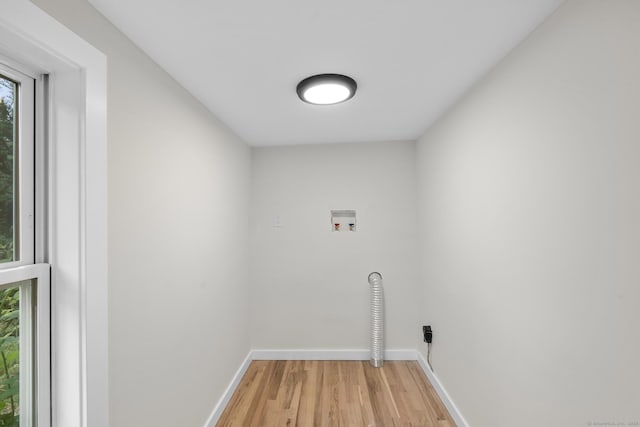 123 Lower Rd, North Canaan, CT 06024 - laundry room featuring washer hookup and light wood-style flooring