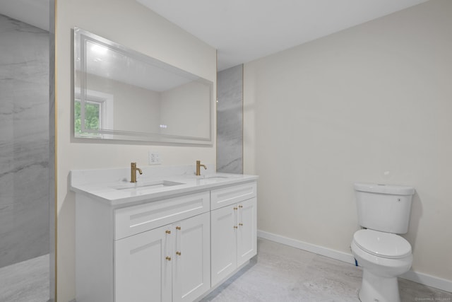 123 Lower Rd, North Canaan, CT 06024 - bathroom with double vanity and toilet