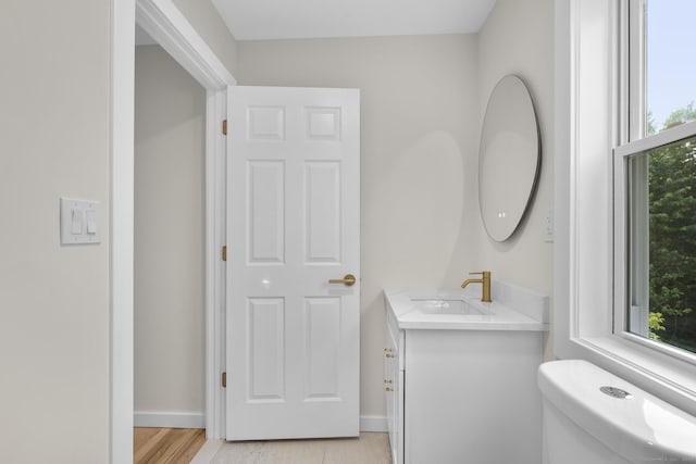 123 Lower Rd, North Canaan, CT 06024 - half bathroom with vanity and healthy amount of natural light