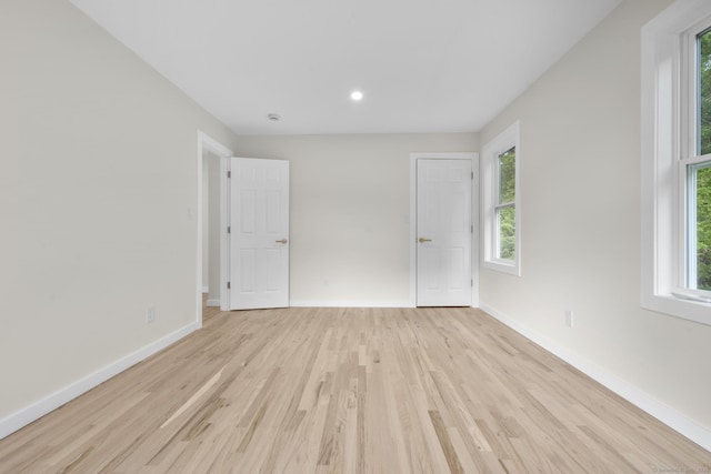 123 Lower Rd, North Canaan, CT 06024 - empty room with light wood-type flooring and recessed lighting